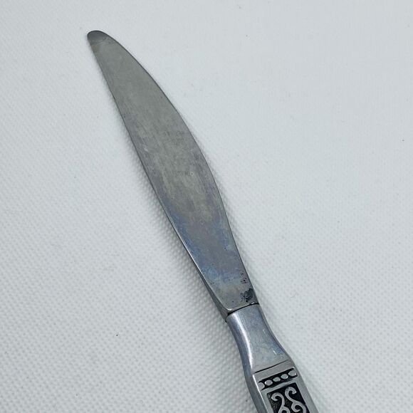 Isabella Steak Knife Oneida Community 91/4 inch Stainless Black Accent - Picture 5 of 8